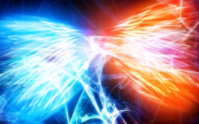 Разноцветный огонь