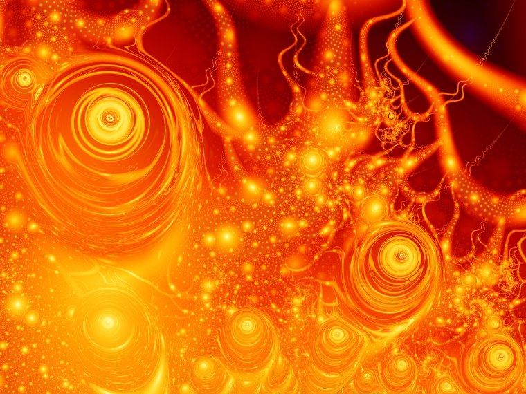 Огненный фон