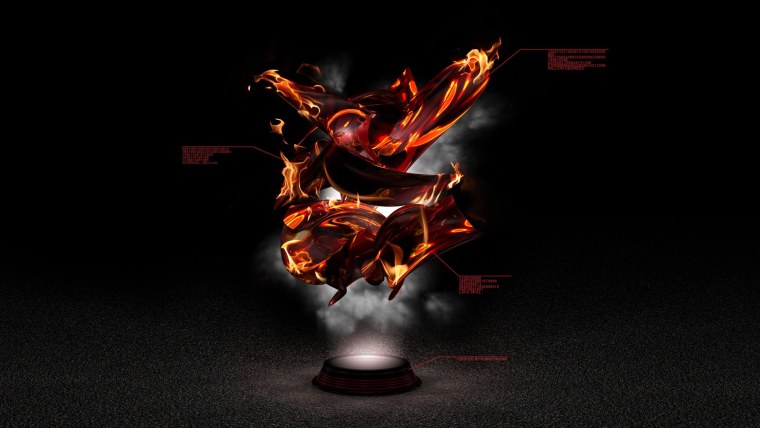 Пламя абстракция