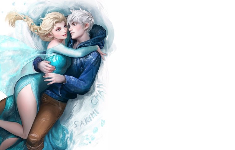 Тимон и Пумба на фоне Луны