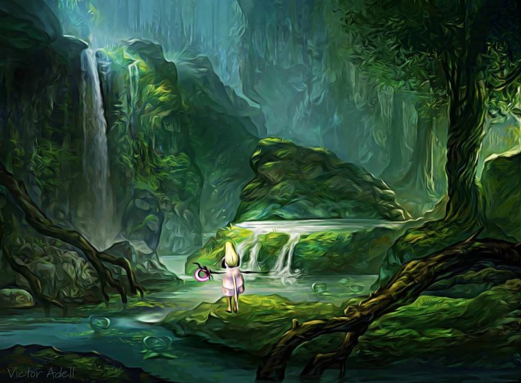 Фэнтези лес