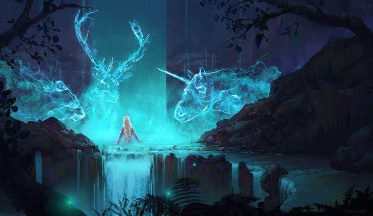 Дух озера фэнтези