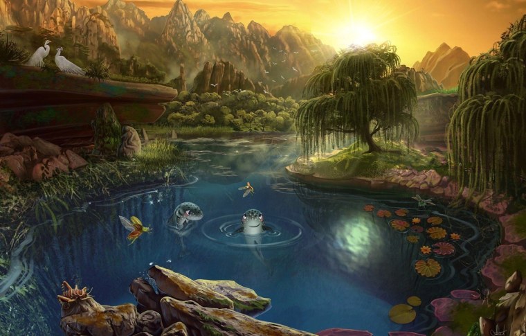 Сказочное озеро