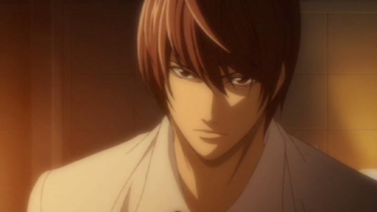 Ягами Лайт в черной водолазке