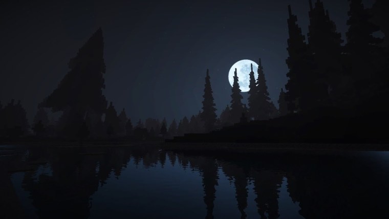 Тёмный лес майнкрафт с шейдерами