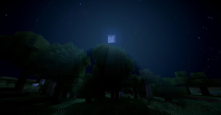 Тёмный лес майнкрафт с шейдерами