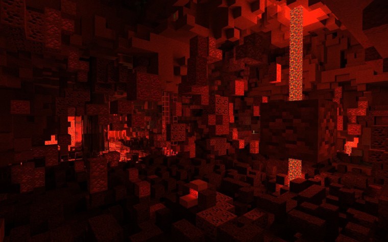 Ад майнкрафт фон