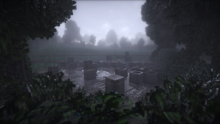 Майнкрафт дождь с шейдерами