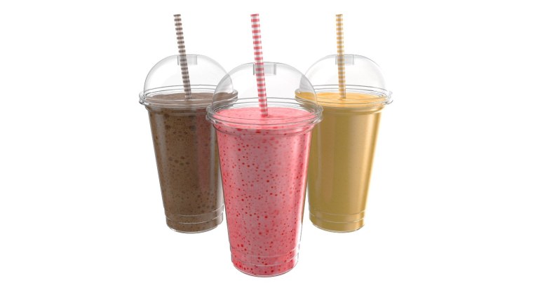 Клубничный протеиновый коктейль