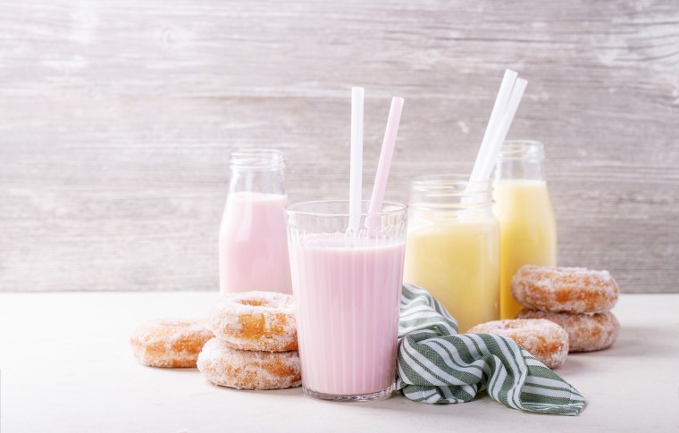 Молочный коктейль фон