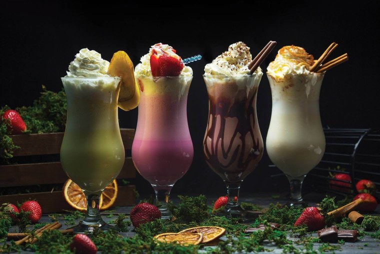 Молочный коктейль фон