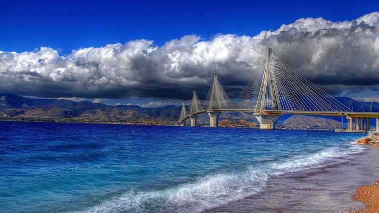 Коринфский залив мост