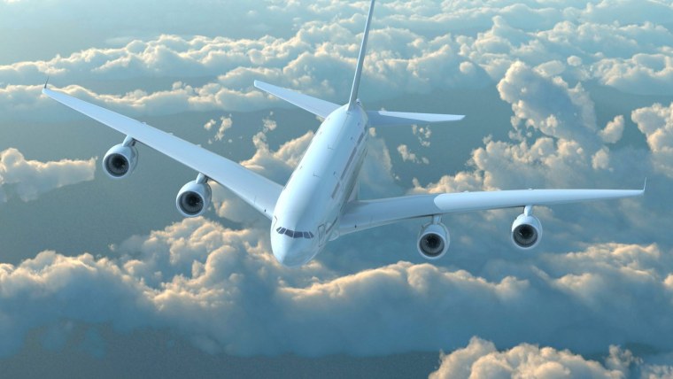 Самолет в небе