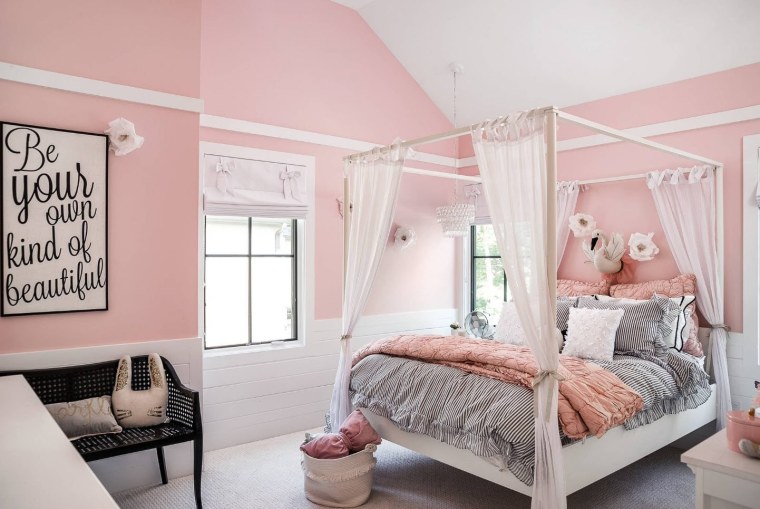 Розовая комната для подростка