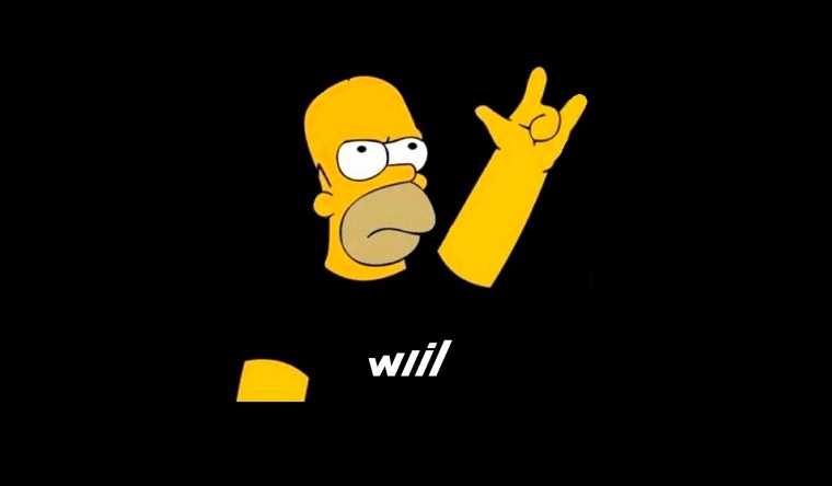 Симпсоны на черном фоне