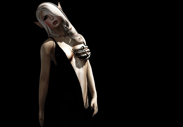 Девушки из игр на темном фоне