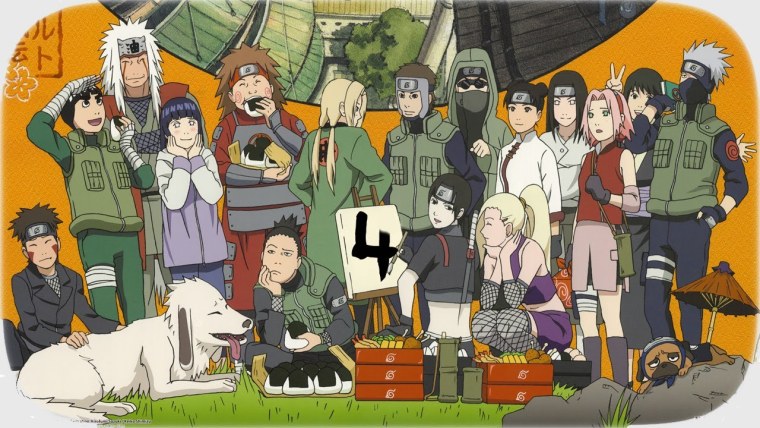 Наруто отряд Коноха 11