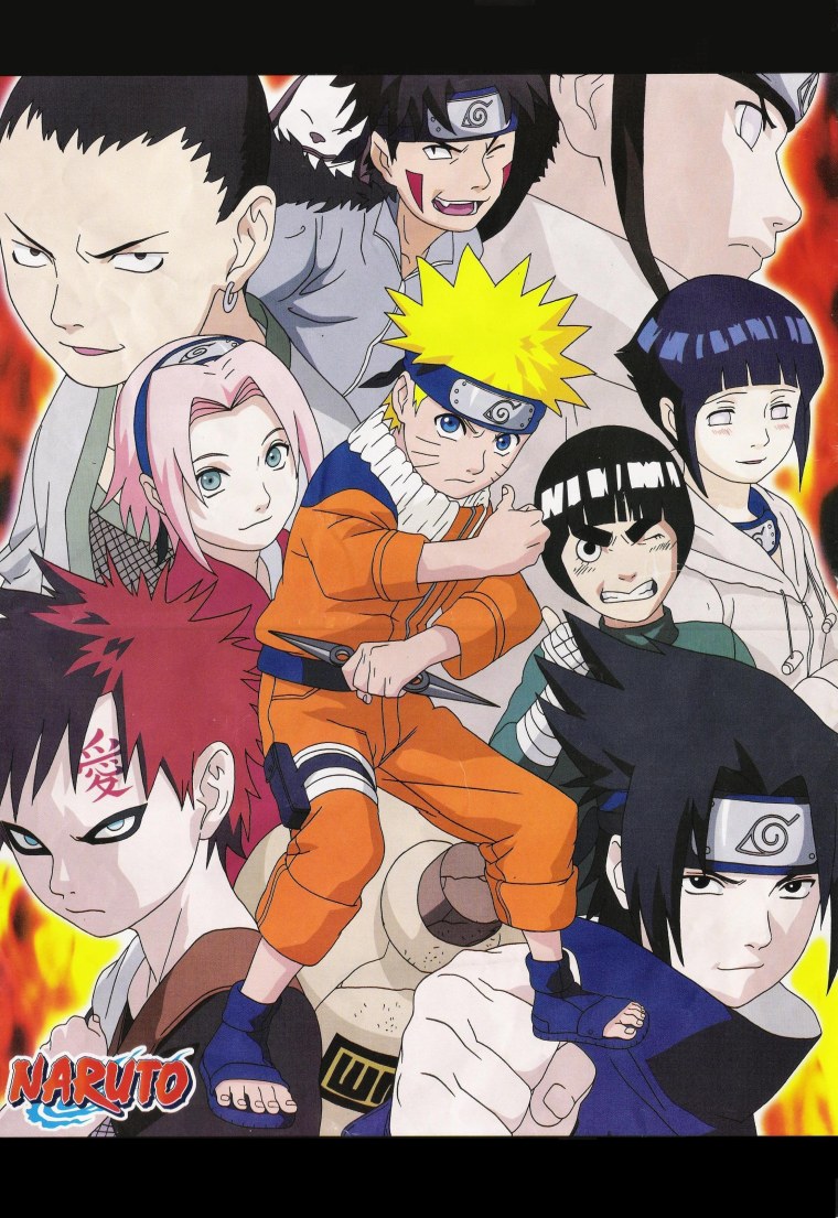 Герои Наруто из 1 сезона