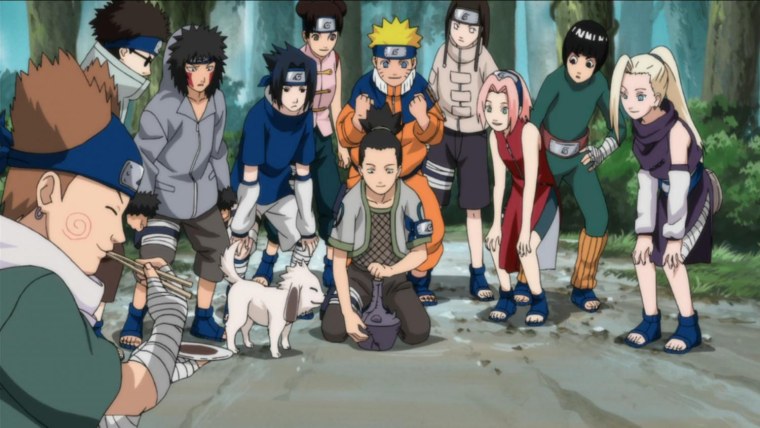 Наруто команда Коноха 11
