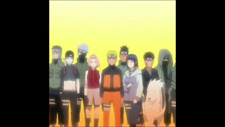 Наруто со своими друзьями