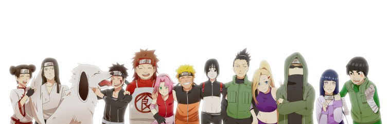 Персонажи Наруто в шапке
