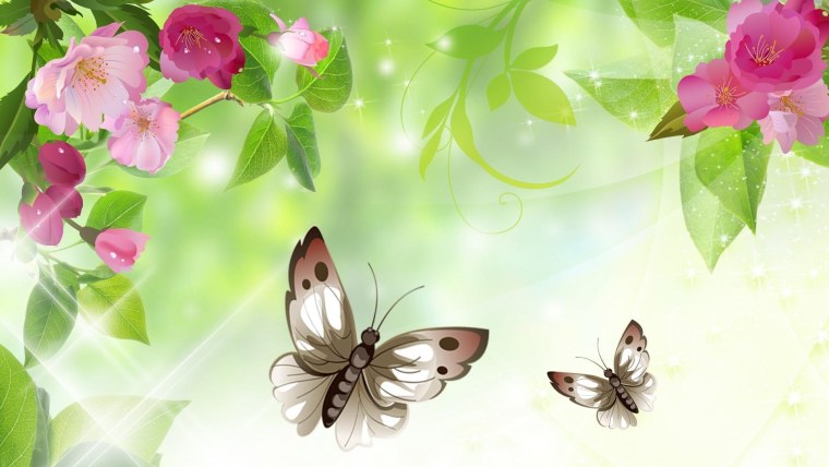 Желтый цветочный фон