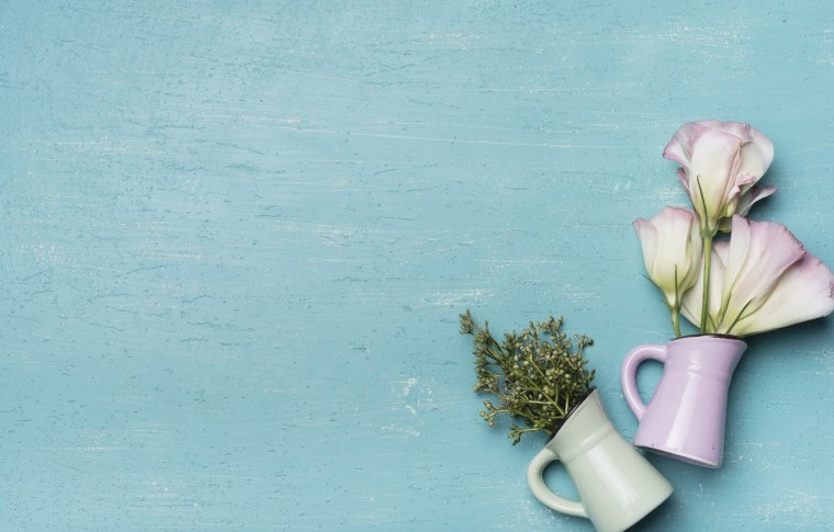 Цветы в пастельных тонах