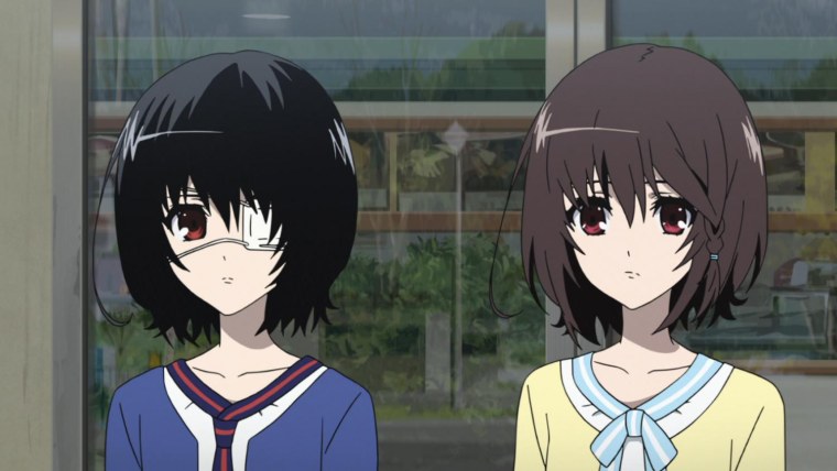 Иная Мисаки Мэй и Сакакибара поцелуй