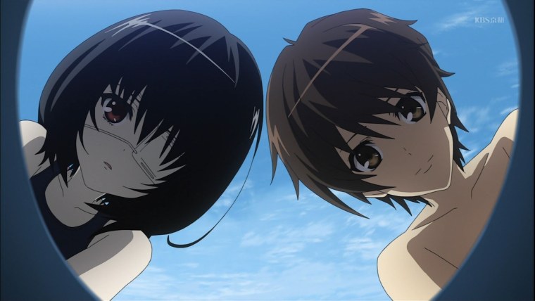 Иная аниме Мисаки и Коити