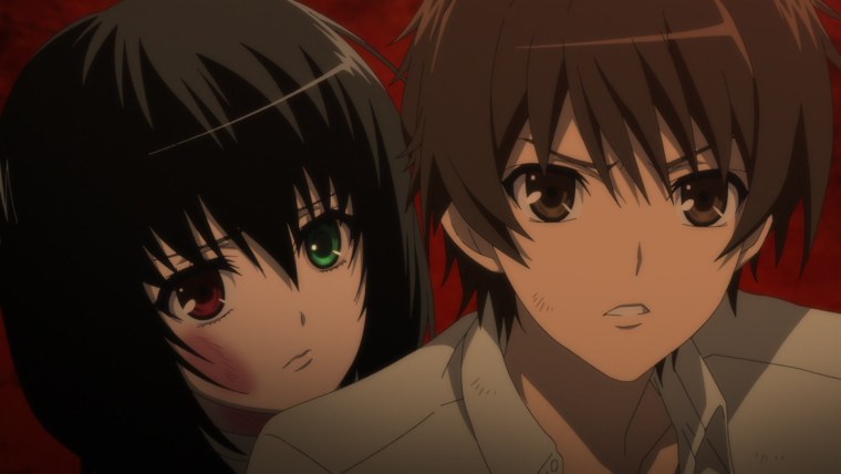 Иная аниме Мисаки и Коити