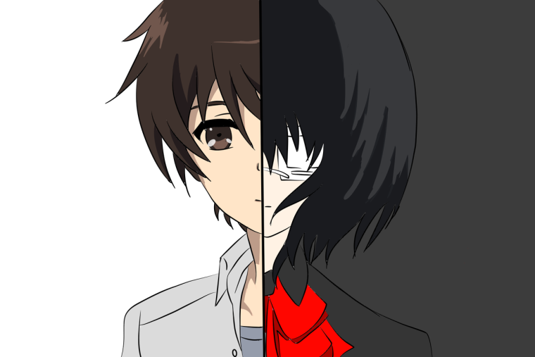 Иная аниме Мисаки и Коити