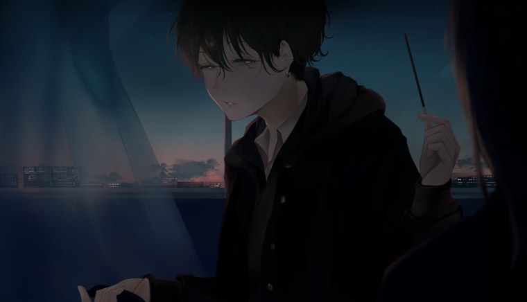 Аниме грусть одиночество