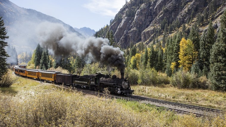 Старинный поезд