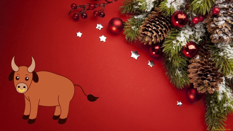 Новогодние обои на рабочий стол