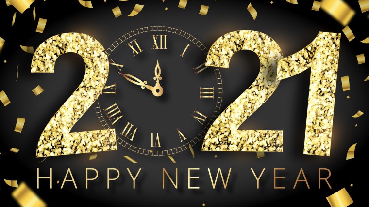 Happy New year 2021 картинки элегантные