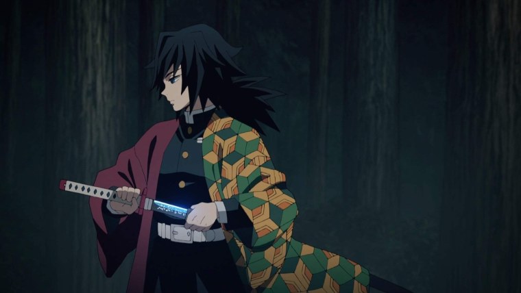 Аниме клинок рассекающий демонов Гию