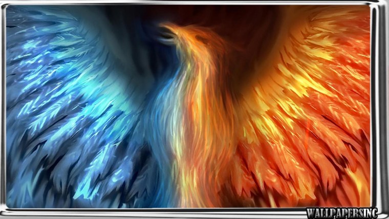 Птица Феникс Восставшая из пепла