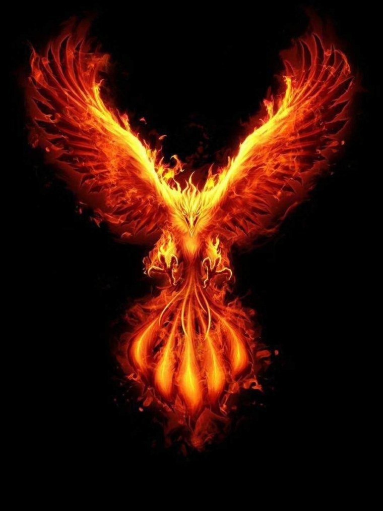 Синий Огненный Феникс