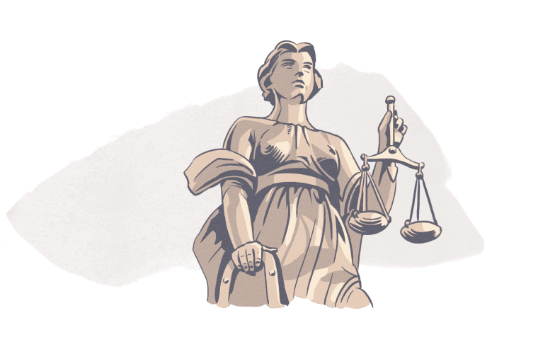 Юрист иллюстрация