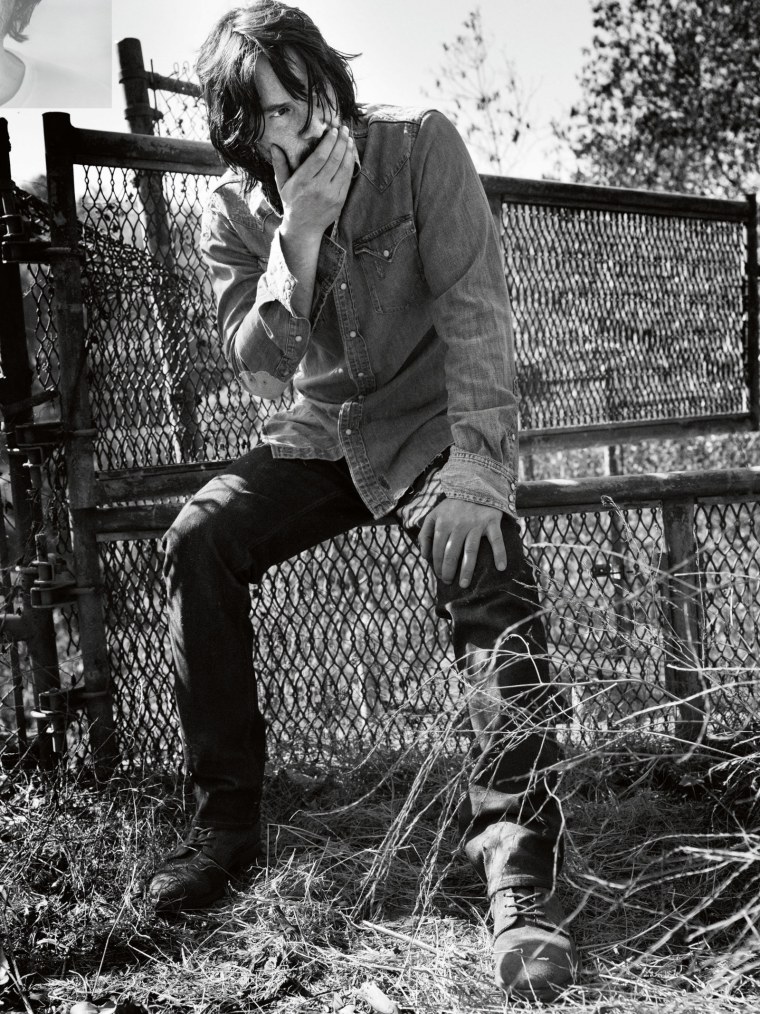 Киану Ривз фотосессии черно белые