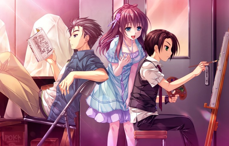 Аниме парень и девушка