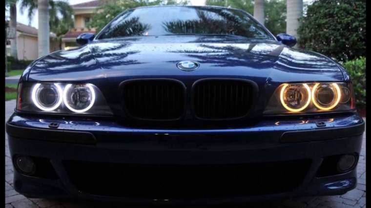 BMW е39 ангельские глазки