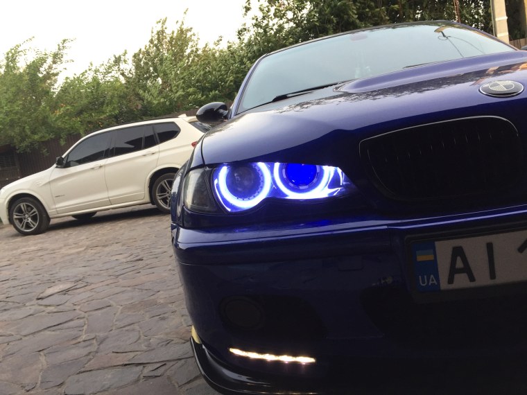 BMW 3 e46 ангельские глазки