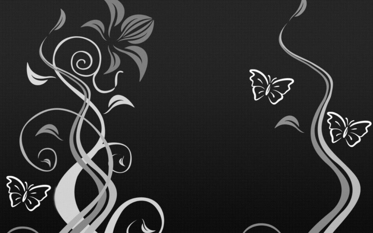 Абстракция в черно-белом цвете