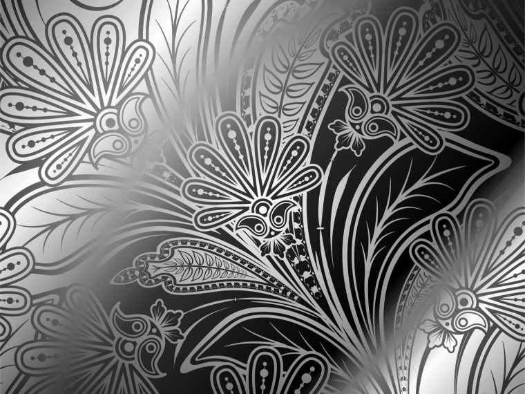 Черный фон с узорами