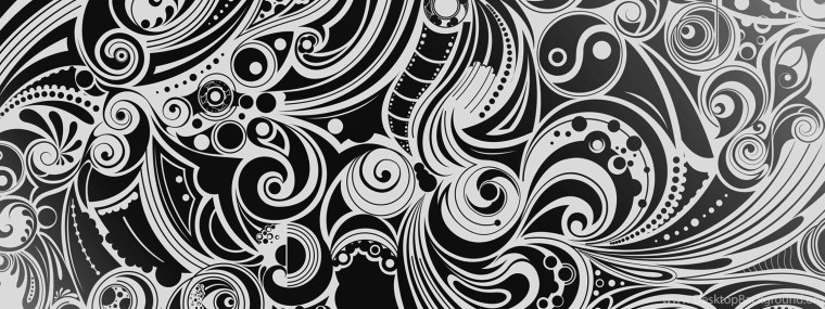 Листья пальмы черно белые