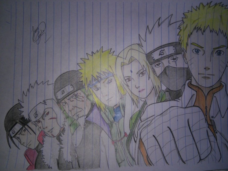 Рисовать Наруто 7 Хокаге