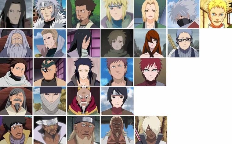 Раскраски Наруто Хокаге Хаширама