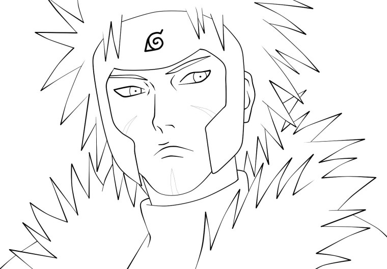 Тобирама Сенджу черно белое