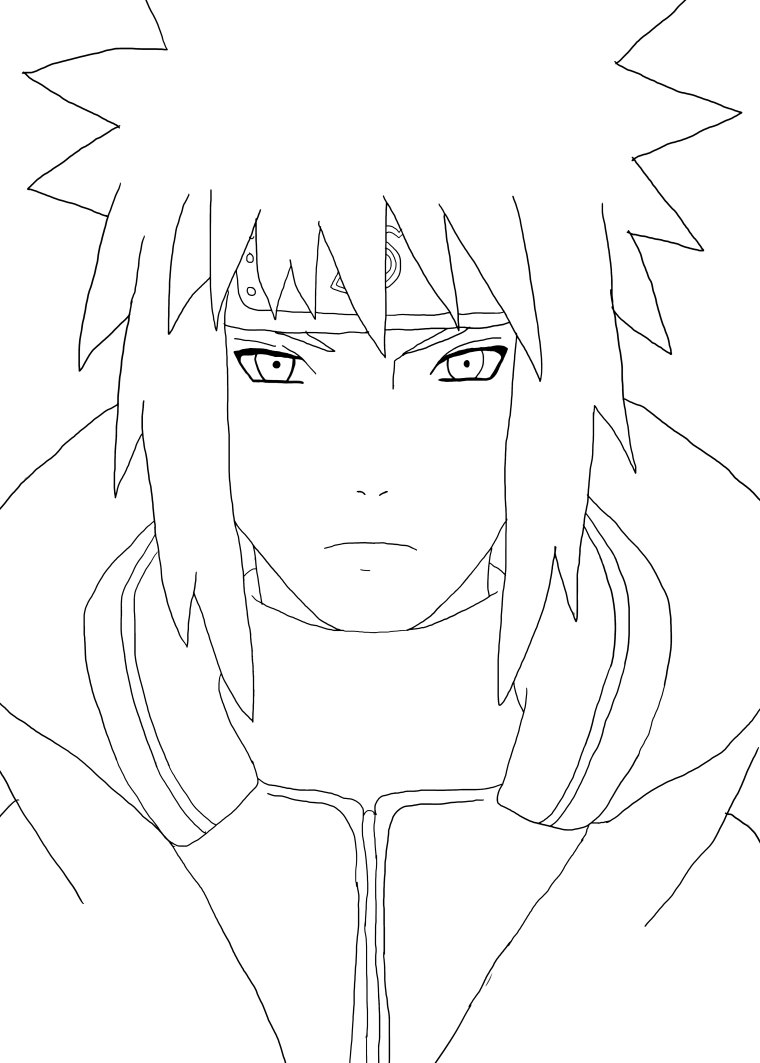 Минато Намикадзе карандашом